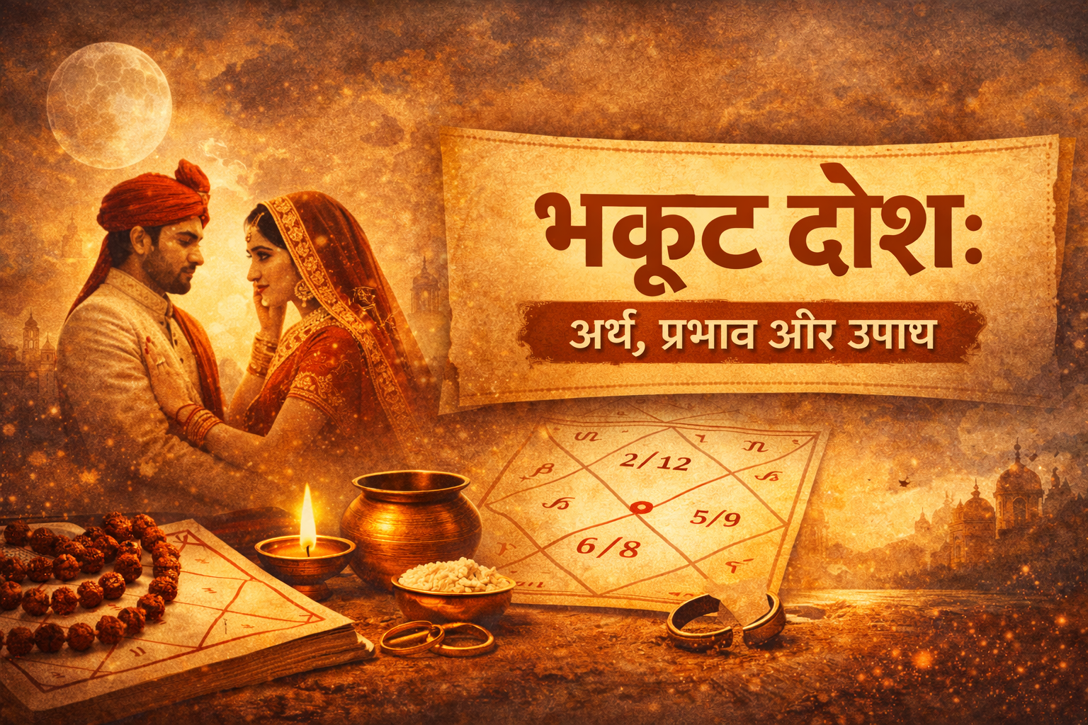 Bhakoot Dosha: Meaning, Effects, and Remedies cover