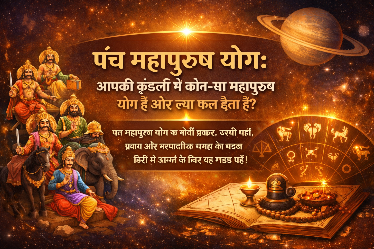 Panch Mahapurusha Yoga: Which Great Person Yoga is in Your Kundli? cover